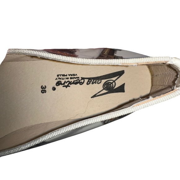 ZONACENTRO Ballerine Boom- Milan Cathedral Italy All Leather Size 36 - Picture 7 of 7